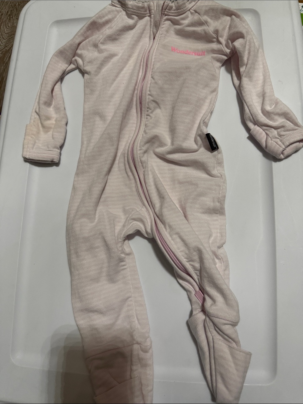 Bonds Pink Zip-Front Kids wondersuit One-Piece